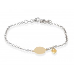 Pulsera SENSE en plata dorada 90635UDB
