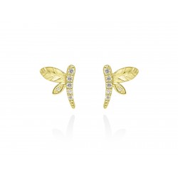 Pendientes ALASIA en plata dorada 90886PD