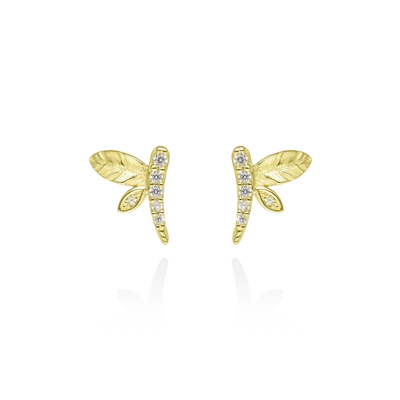 Pendientes ALASIA en plata dorada 90886PD