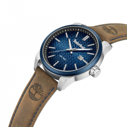 Timberland HENNIKER II BLUE DIAL BROWN LEATHER TDWGB0054902