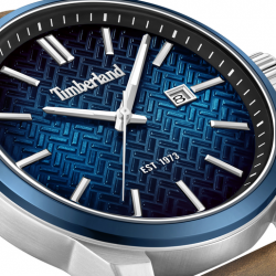 Timberland HENNIKER II BLUE DIAL BROWN LEATHER TDWGB0054902