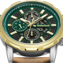 Timberland HAMPTON GREEN DIAL BROWN LEATHER TDWGF0056102