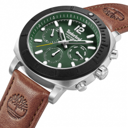 Timberland PYPERVILLE GREEN DIAL BROWN LEATHER TDWGF0074902