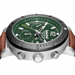Timberland PYPERVILLE GREEN DIAL BROWN LEATHER TDWGF0074902