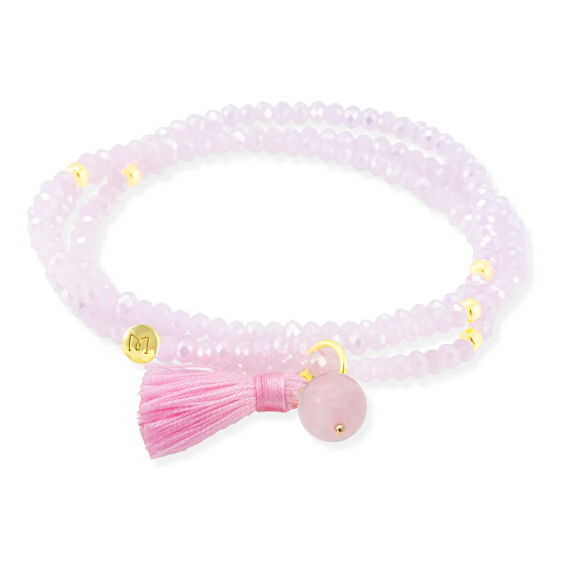 Pulsera ZEN ROSA con piedra natural 90086US