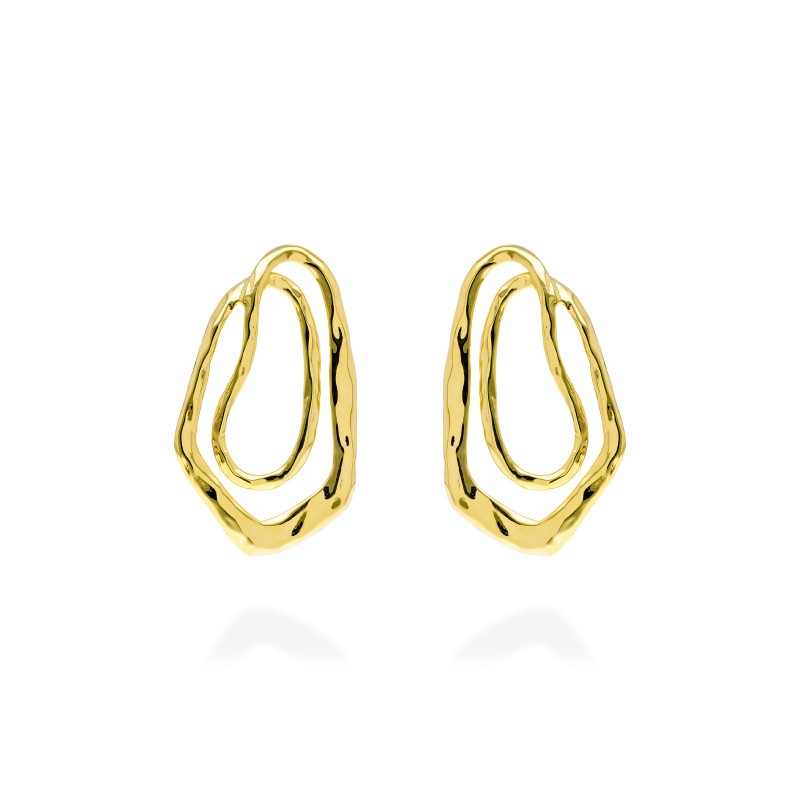 Pendientes de plata aro GUGGENHEIM 91113PD