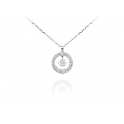 Gargantilla de Oro 18Kt y diamantes ballerina A2804G25