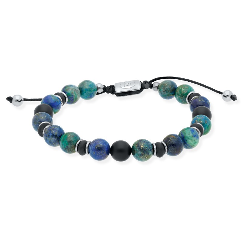 Pulsera de plata con azurita 91208UN