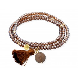 Pulsera ZEN MOKA con piedra natural 91166UA