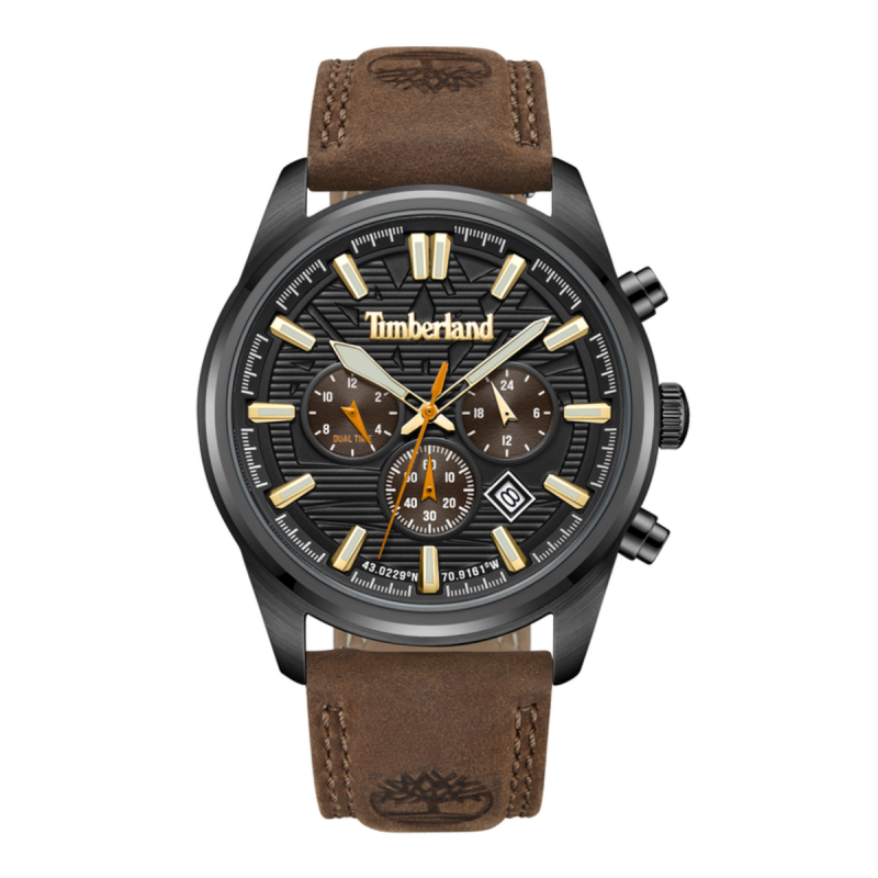 Timberland NORTHBRIDGE BLACK DIAL BROWN LEATHER TDWGF0009603
