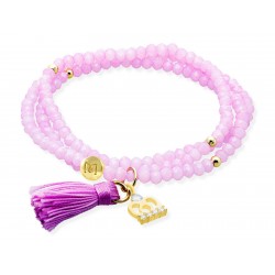 Pulsera ZEN LILA con Corona 91196U22