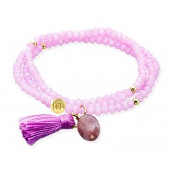 Pulsera ZEN LILA con piedra natural 91196UA
