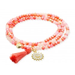 Pulsera ZEN PEACH con sol 91197U2